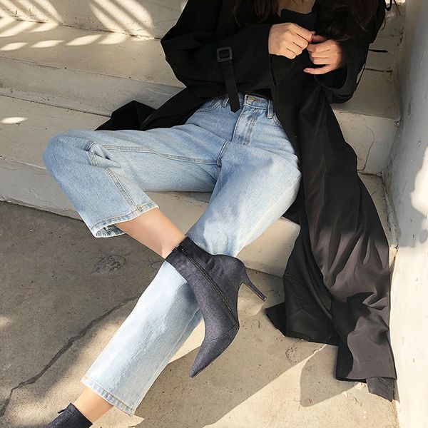 

simple mode super high heels 6cm/8cm suede pedicure was fine size 33-42 mvsn, Black