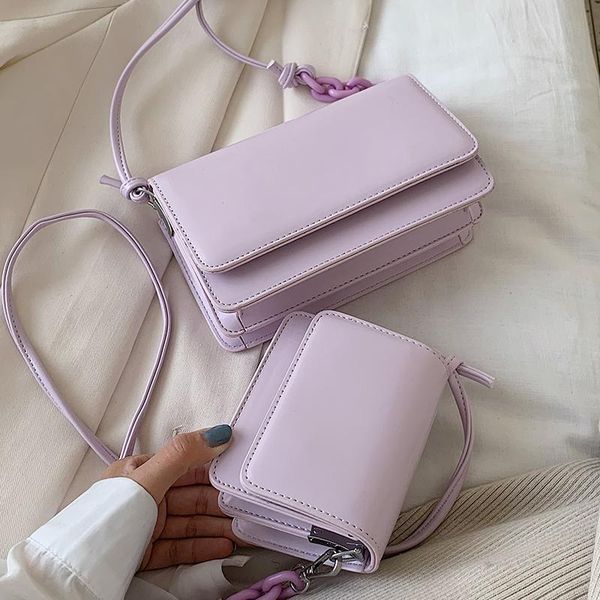 

cross body solid color mini square crossbody bag 2021 summer quality pu leather women's designer handbag casual shoulder messenger