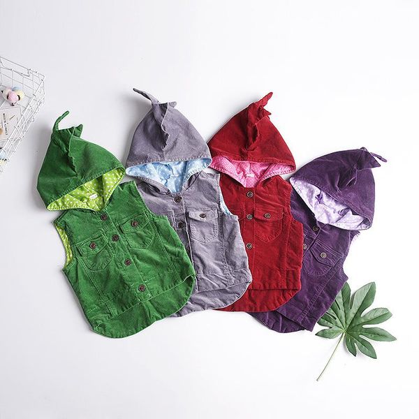 

waistcoat 1 2 3 4 years hoodies warm jacket baby girls outerwear coats kids vest boys hooded jackets autumn winter corduroy waistcoats, Camo