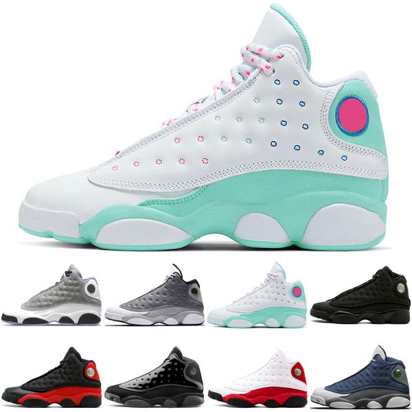

new basketball shoes 13s men 13 flint houndstooth atmosphere grey black cat hyper royal playground red flint starfish obsidian sports mens s, White;red