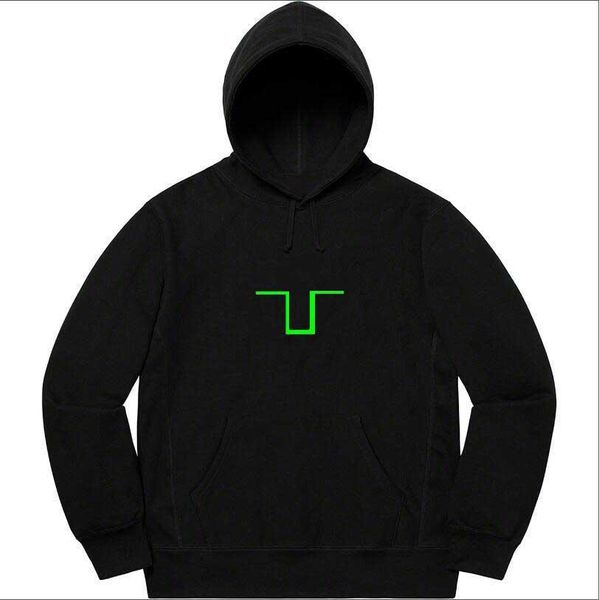 

20fw cross letter embroidery sweatshirt men women hoodie high street fashion long sleeve pullovers jumpers homme clothes s-xl, Black