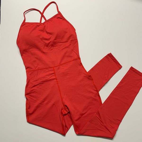 

fitness clothing workout clothes for women yoga jumpsuit fitness strap padded bra clothes women yoga one piece gym clothes, White;red