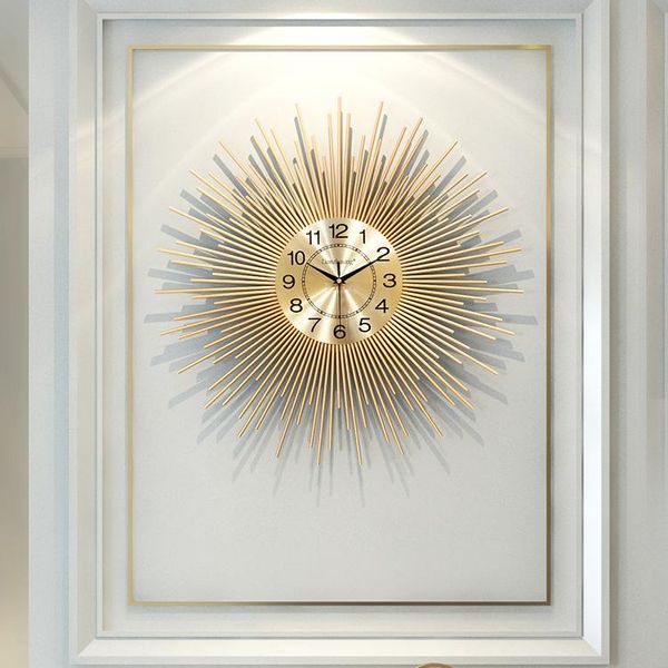 

wall clocks large simple clock modern design living room reloj de pared home decoration creative nordic luxury digital