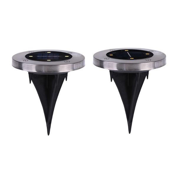 

solar lamps power 4 led lawn light buried lamp ground garden pathway