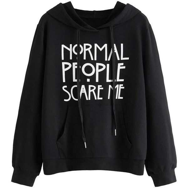 

women's hoodies & sweatshirts autumn winter hoodie sweatshirt ladies pullover hooded long sleeved drawstring moletom streetwear haraju, Black