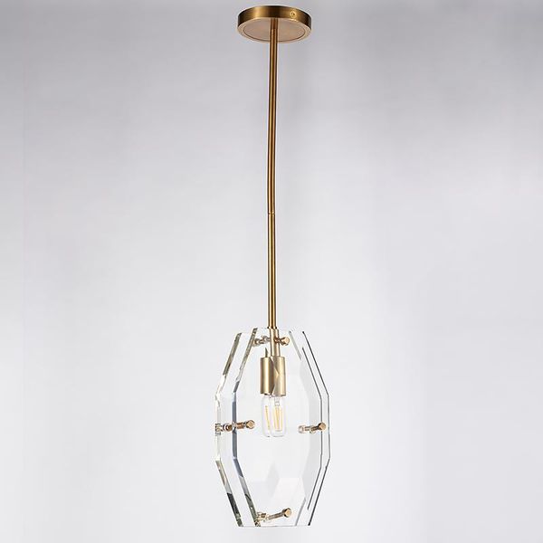 

pendant lamps postmodern all copper light luxury crystal chandelier bedroom bedside bar personality hong kong style small