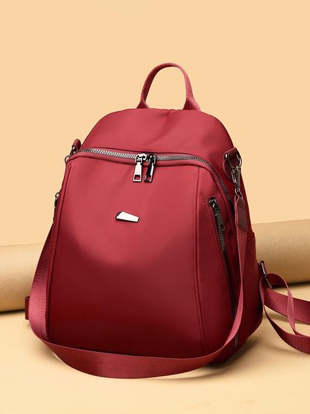 

backpack 12-inch oxford cloth nylon ins 2021 fashion all-match anti-theft large capacity travel