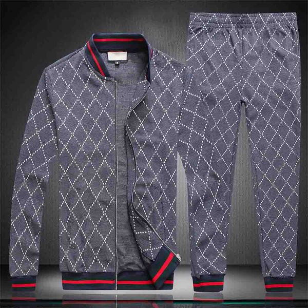 

fashion luxury mens designer tracksuits sweatshirts suits sports suit men jackets coats men women medusa sportswear tracksuit set, Gray