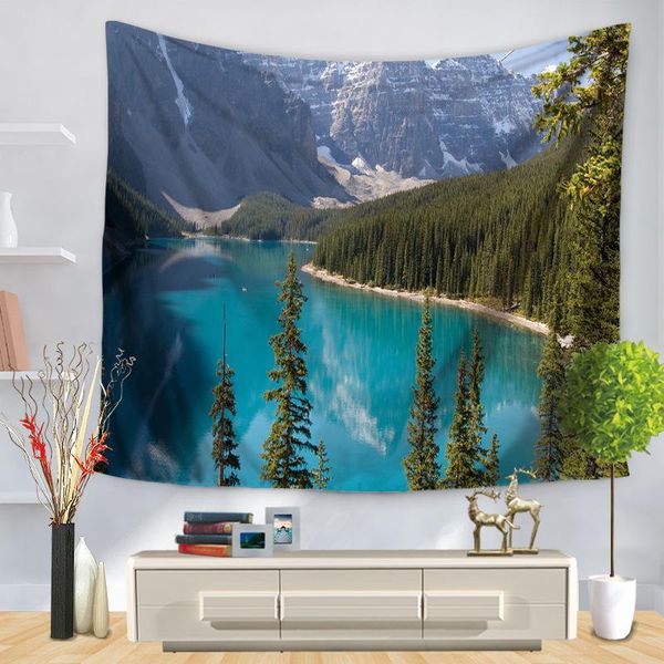 

tapestries wall hanging mountain tapestry beauty landscape mandala bohemian blanket bedspread blankets beach towels home decor