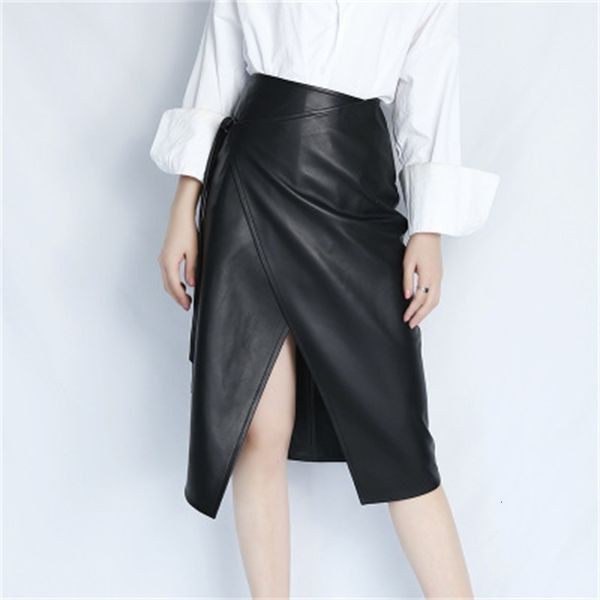 

2021 new fashion genuine sheep hide e52 1s1b, Black