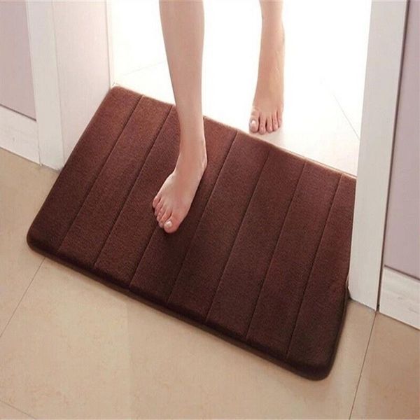

bath mats microfibre soft rugs home shower pad bathroom bedroom carpet anti-skid rug floor mat size: 40 x 60cm/50 80cm