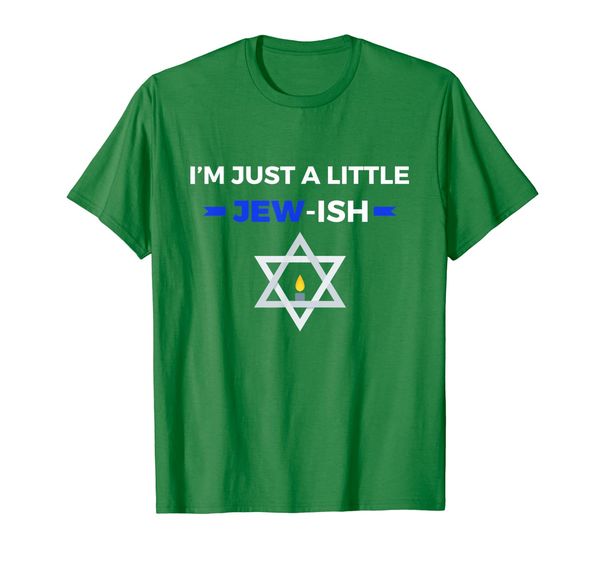 

i'm just a little jew-ish funny t-shirt | gift tee, White;black