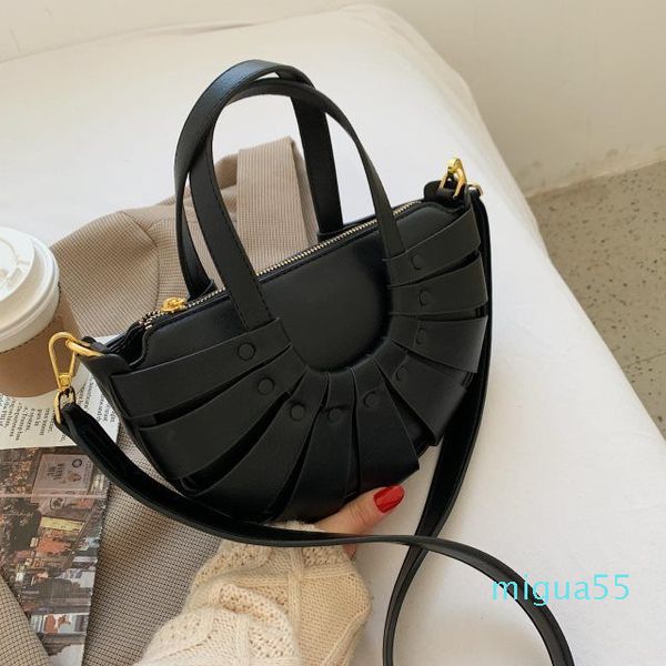 

women's net red same woven basket hollow out half round tote bag fashion portable messenger bag d designer handbag