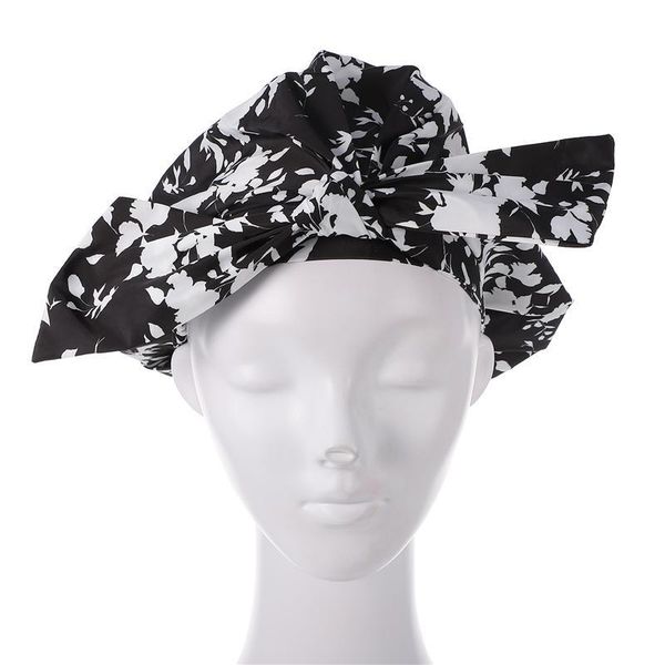 

shower caps women bath cap waterproof reusable knot for