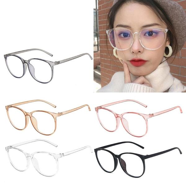 

sunglasses e8fa anti blue light glasses blocking filter round computer men women super frame eyeglasses, White;black