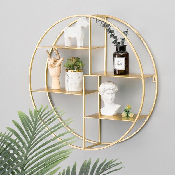

metal wall shelf four-tier iron art wall storage shelf rack iron craft storage rack decor holder decorative shelves