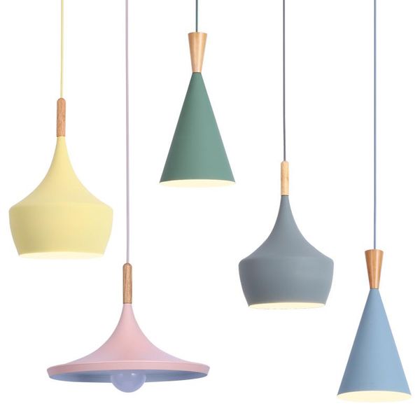 

pendant lamps nordic simplicity ceiling lamp aluminum e27 lights home dining table improvement bedside decoration lighting 110v 220v