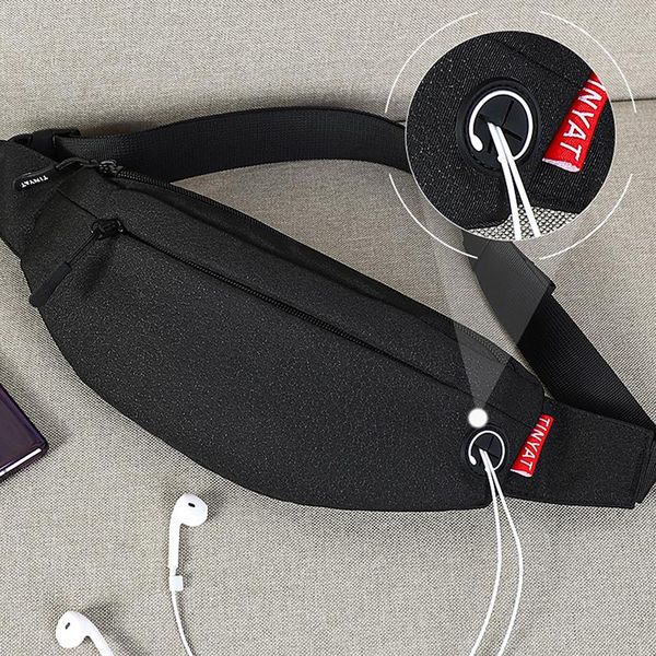 

waist bags men bag pack purse casual phone belt pouch women's canvas travel fanny banana hip 4 pockets
