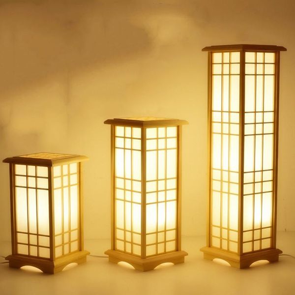

floor lamps modern japanese standing lamp washitsu window pane restaurant living room hallway lighting home design wooden