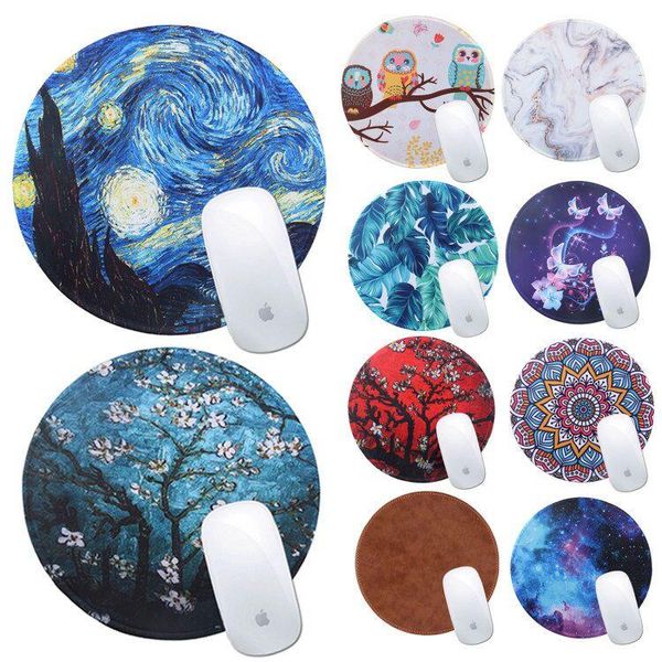 

mouse pads & wrist rests pad, round cute mat, non-slip mousepad with stitched edge, mini funny pad for deskcomputer lappc