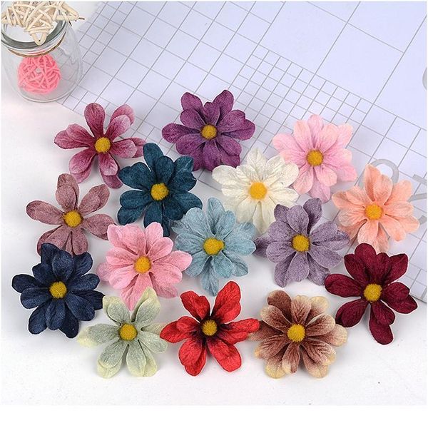 

10pcs/lot silk peony artificial flowers craft bridal wreath gift accessories for wedding home decoration diy handmade qylsyg