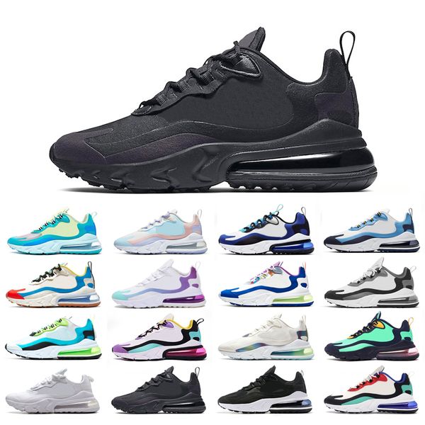 

original react running shoes man woman triple white bauhaus oracle aqua bubble electro green cream blue bright violet purple easter size 36-