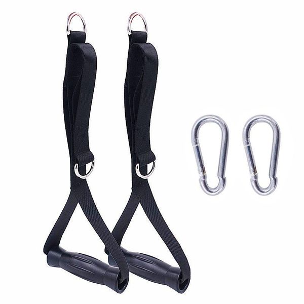 

accessories 2pcs of gym resistance bands non-slip d-ring handle rope machine heavy equipment