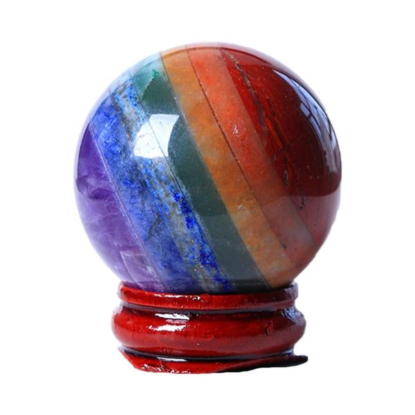 

novelty items 1 set energy stone crystal decor natural seven color ornament