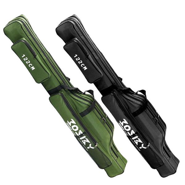 

fishing accessories rod storage oxford cloth 1/2/3 layer large multifunctional use travel tackle