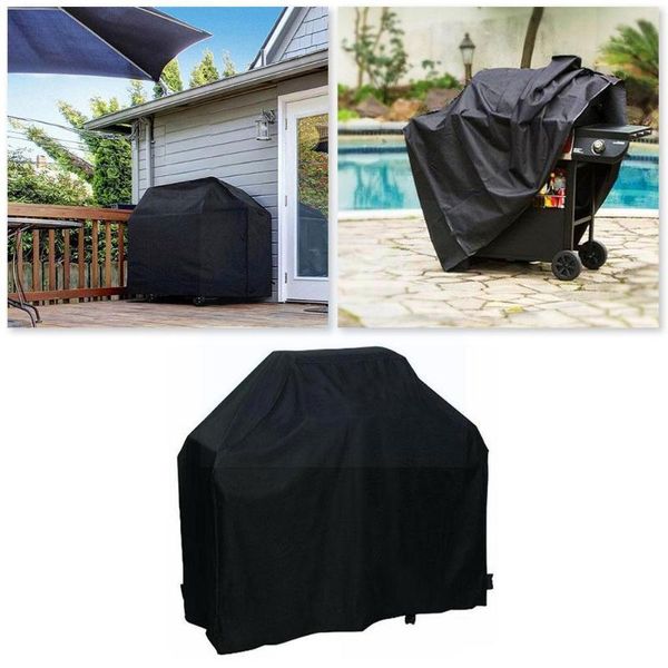 

tools & accessories 8 sizes professional black waterproof bbq cover grill electric dust rain gas barbeque charcoal anti q2k1