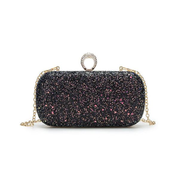 

evening bags women wedding ceremony clutches female dinner party bag chains handbag sequin