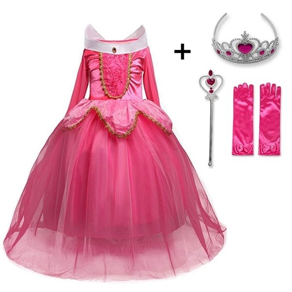 

fancy beauty princess dress up party costume long sleeve 4 layers cosplay long dress halloween birthday gift 211027, Red;yellow