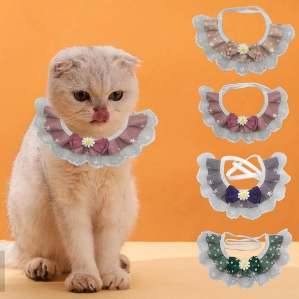 

cat collars & leads cute puppy collar flower design bib dog lace