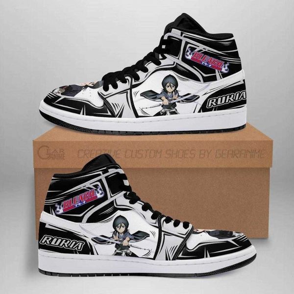 

rukia bleach bleach anime sneakers fan gift idea mn05v250