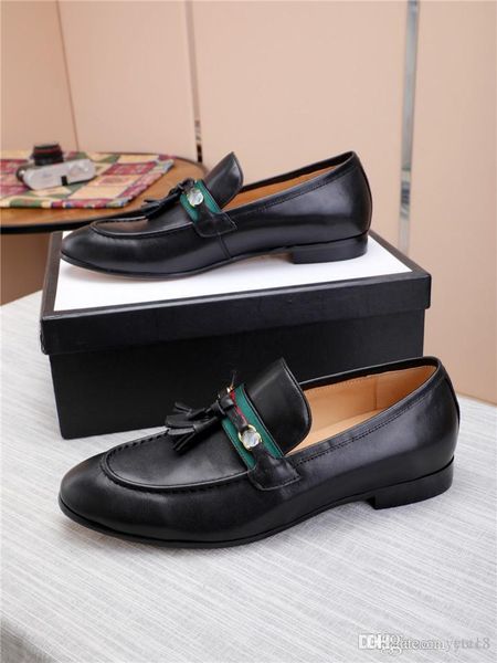 

a1 luxury vogue mens leather round toe white oxford low heel designer dress shoes business military 22, Black