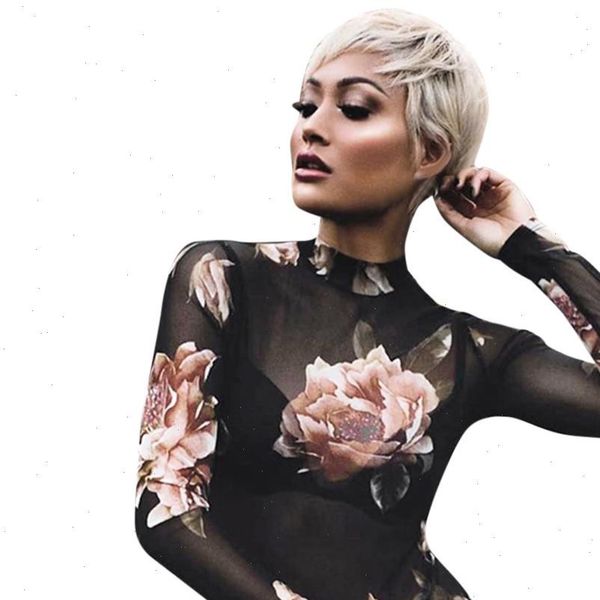 

mesh sheer see thourgh blouse women women long sleeve transparent shirt floral skinny blouse mesh sheer blusas l3, White