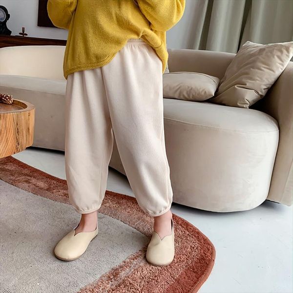 

spring arrival girls casual pants kids korean design trousers, Blue