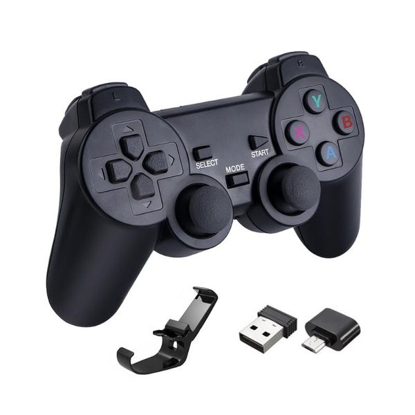 

game controllers & joysticks 2.4g wireless gamepad for ps3/pc/android/tv box controller remote joystick phone with type c suppor super conso
