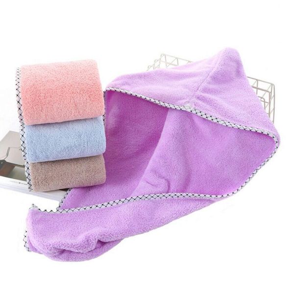 

shower caps women ladies soft microfiber towel bath hair wrap towels spa drying