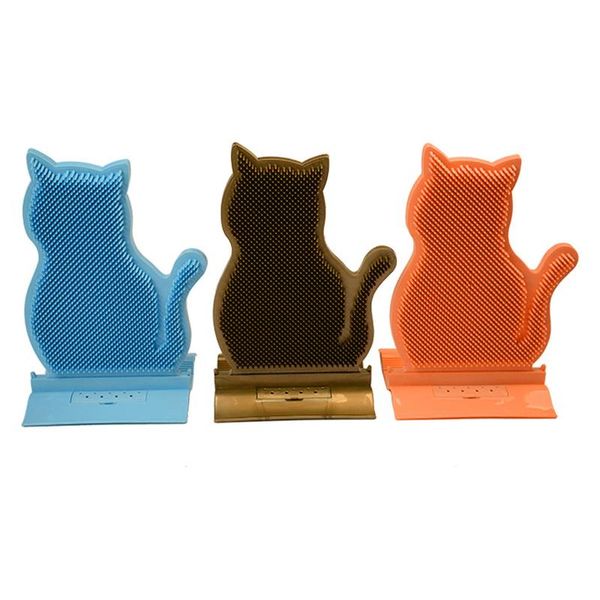 

cat toys pet comb removable corner scratching rubbing brush hair removal massage grooming cleaning tool