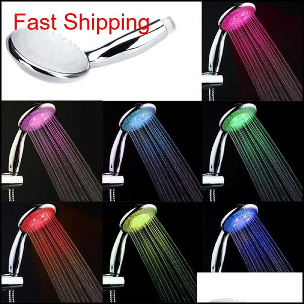 

ninth world matic 7 color changing handheld water-saving colorful led shower head round ba qylbgq toys2010