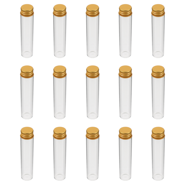 

storage bottles & jars 25pcs empty glass multi-functional sample with lids
