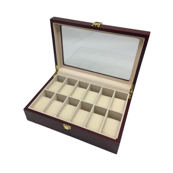

watch boxes & cases custom made gift packaging case storage wooden box, Black;blue