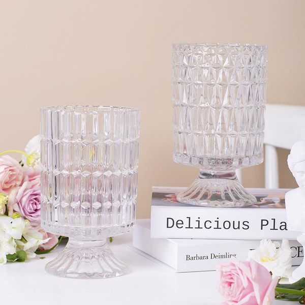 

vases glass flower vase round transparant creative living room terrarium vintage crystal vaso decorativo home decorations dl60hp