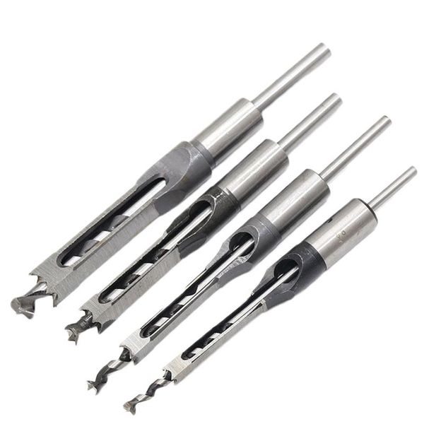 

new products 4pc long woodworking square hole square hole machine drill household items small items
