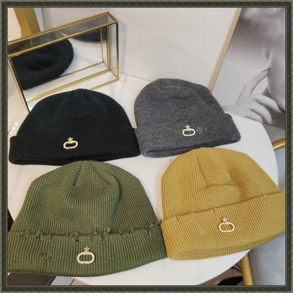 

autumn hats warm wool hat casquette womens ski cap beanie mÃ¼tze knitting caps luxury designers beanies knitted cap skiing caps chapeaux, Blue;gray