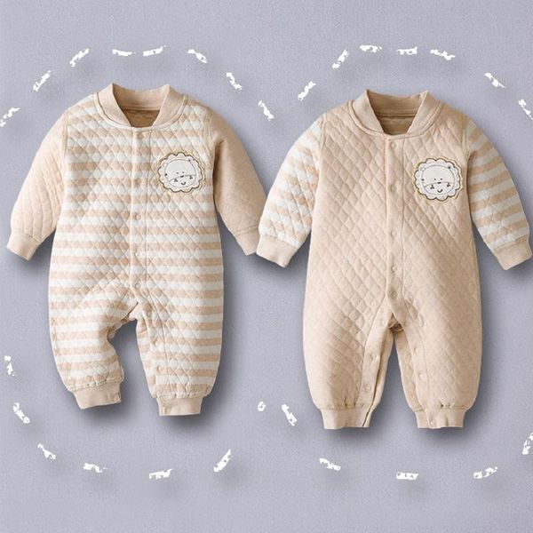 

jumpsuits baby boys girls romper 2021 long sleeve organic cotton born jumpsuit infant clothing autumn outfits clothes 0-24m, Blue