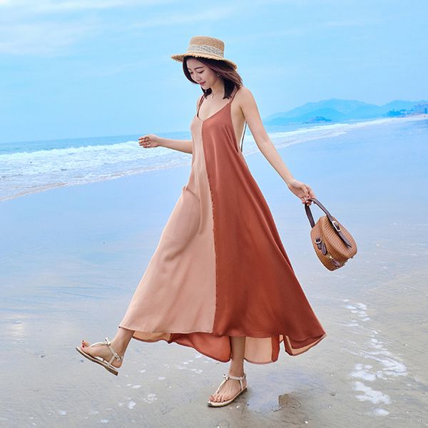 

new 2021 plus print summer evening long vintage party oversize short sleeve beach women es robe vestido prom 68aj, Black;gray