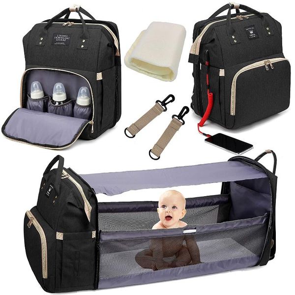 

diaper bags bag backpack multi-functional travel back pack waterproof changing with insulated built-in usb charging port