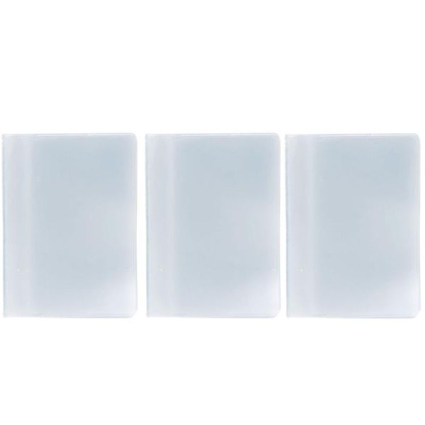 

card holders plastic pvc clear pouch name id holder case organizer keeper pocket, Brown;gray